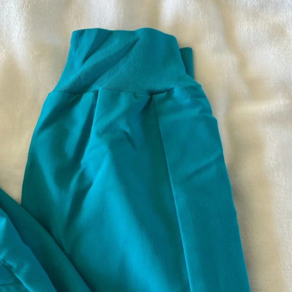 Figs Teal Zamora Jogger Scrub Pants size L - Picture 4 of 7